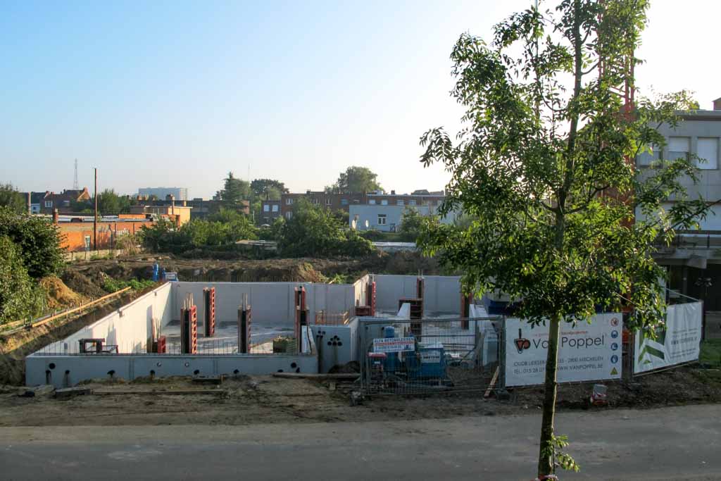Opbouw site Vaart