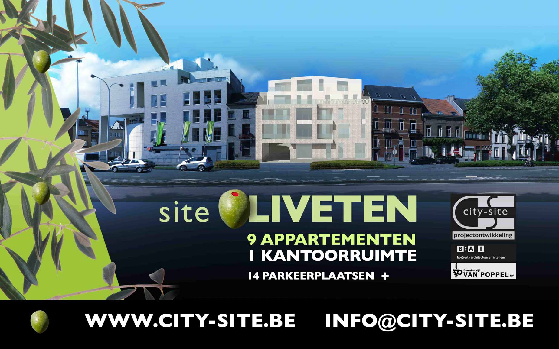 site Oliveten VERWACHT te Mechelen